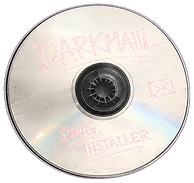 DarkMail DMG installer disc